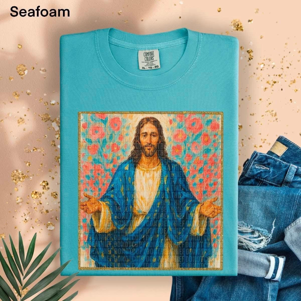 Jesus frame 106964 DTF transfer