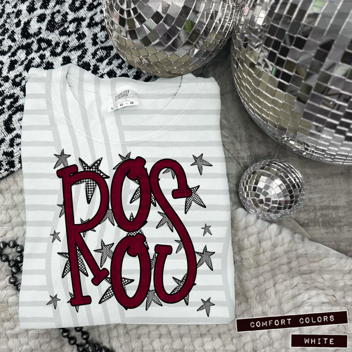 Maroon Staggered Mascots (Caplinger)