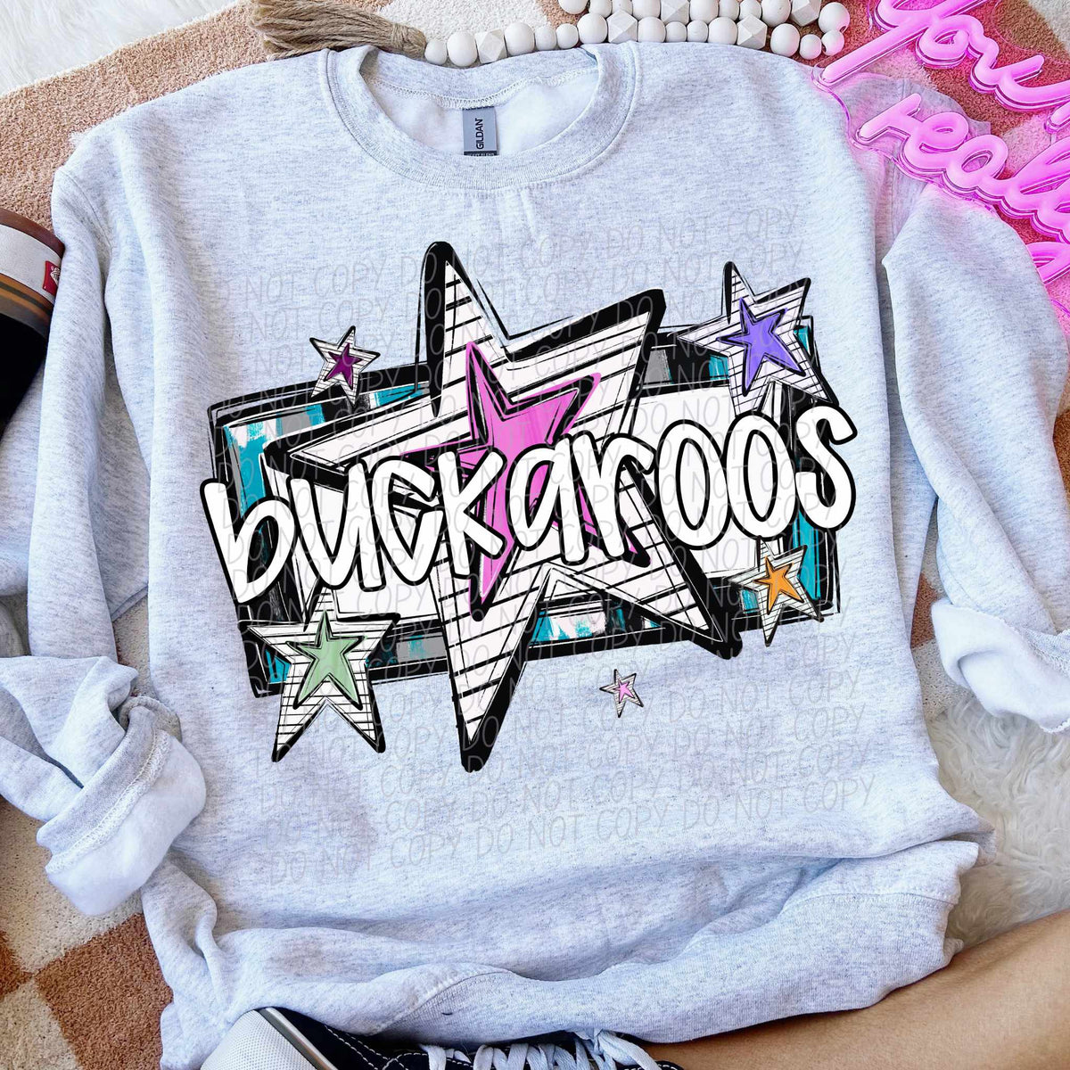 Buckaroos stars (CITY) 84901 DTF transfer