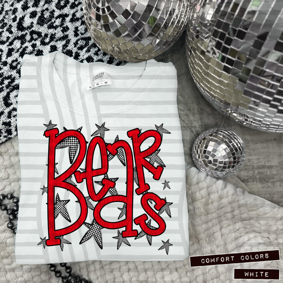 Red Staggered Mascots (Caplinger)