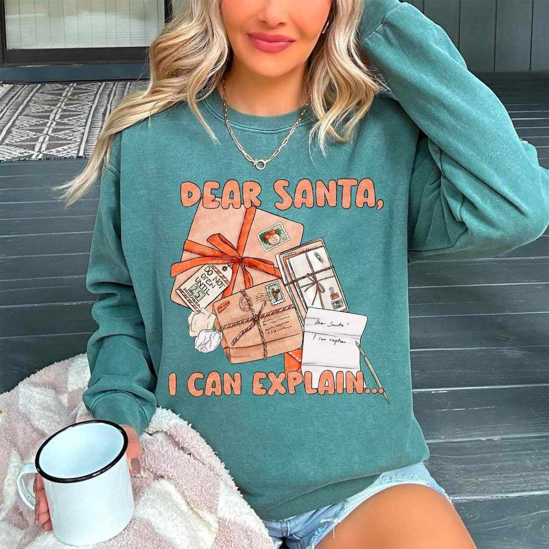 Dear Santa I can explain packages (DDD) 65025 DTF transfer