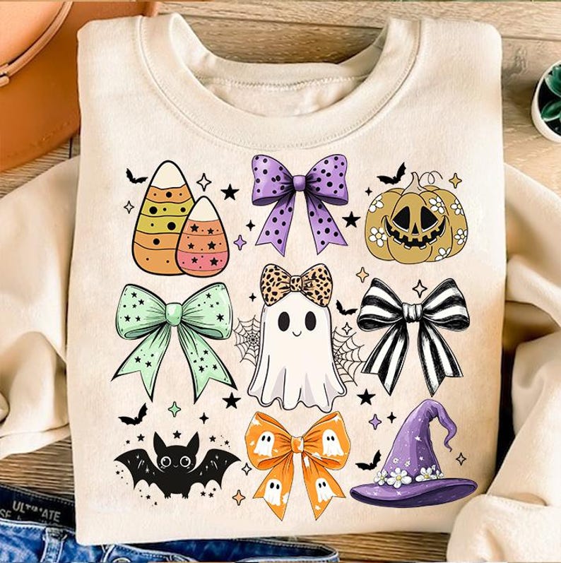 Halloween collage 109845 DTF transfer