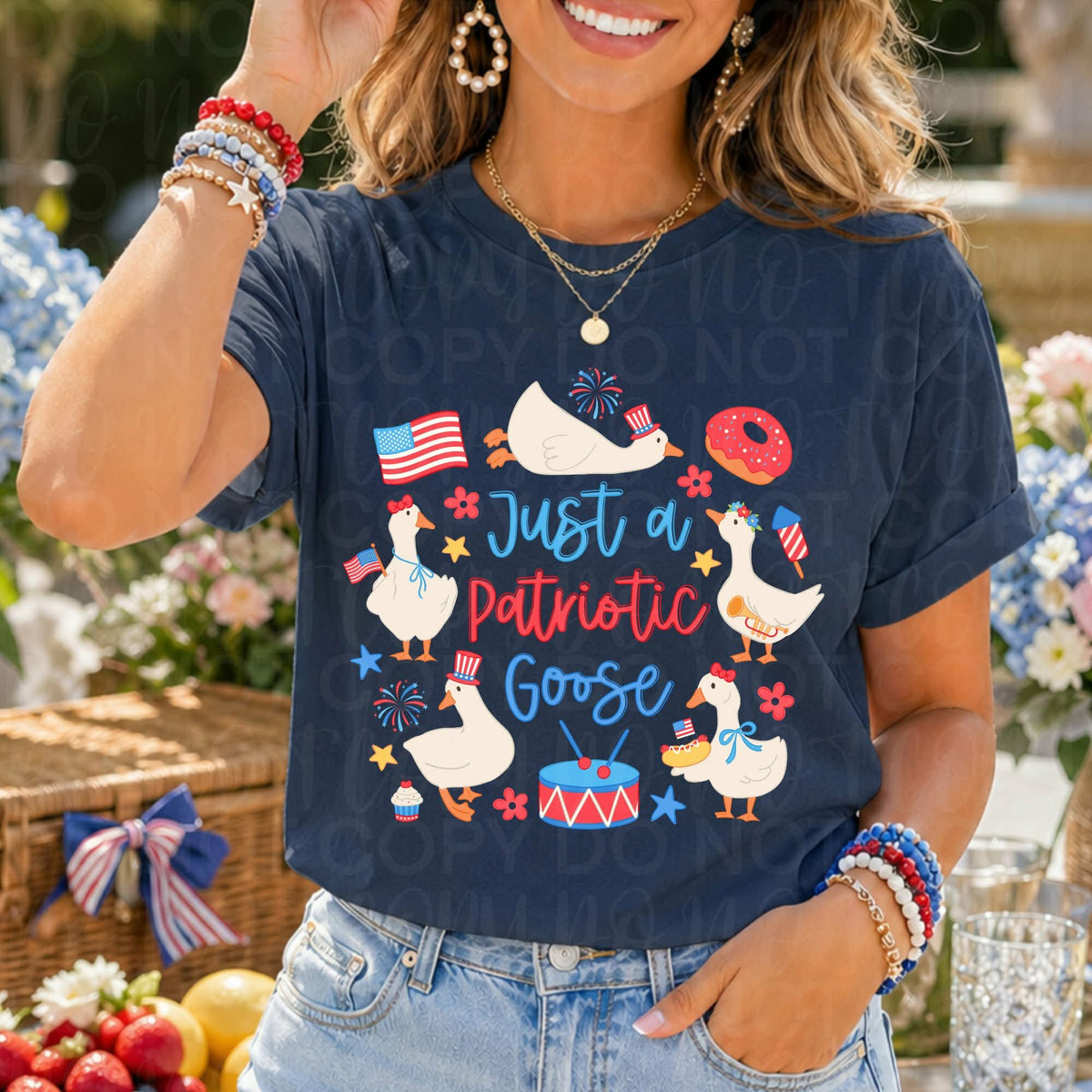 Just a patriotic goose (UAC) DTF Transfer