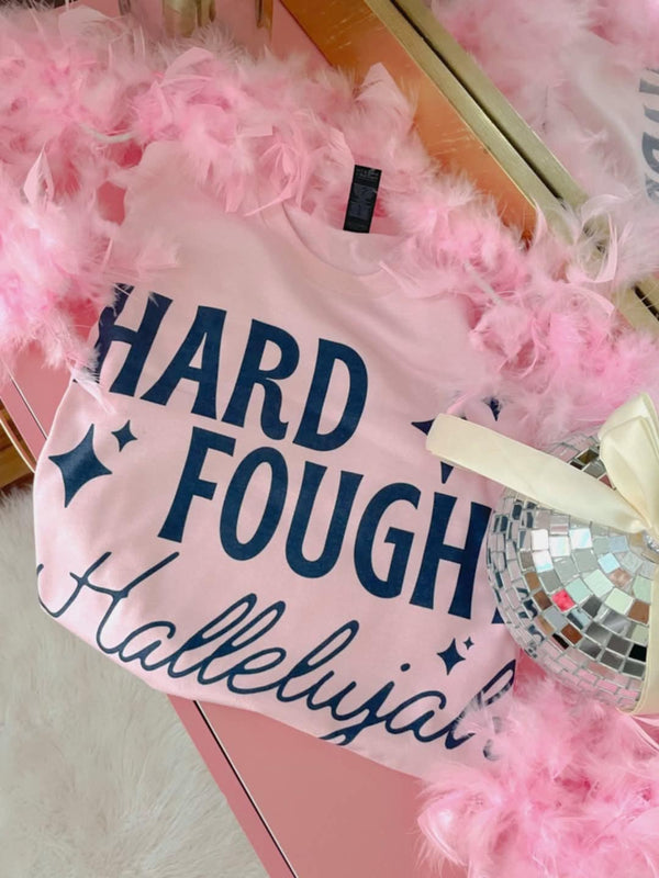 Hard fought hallelujah 106259 DTF transfer