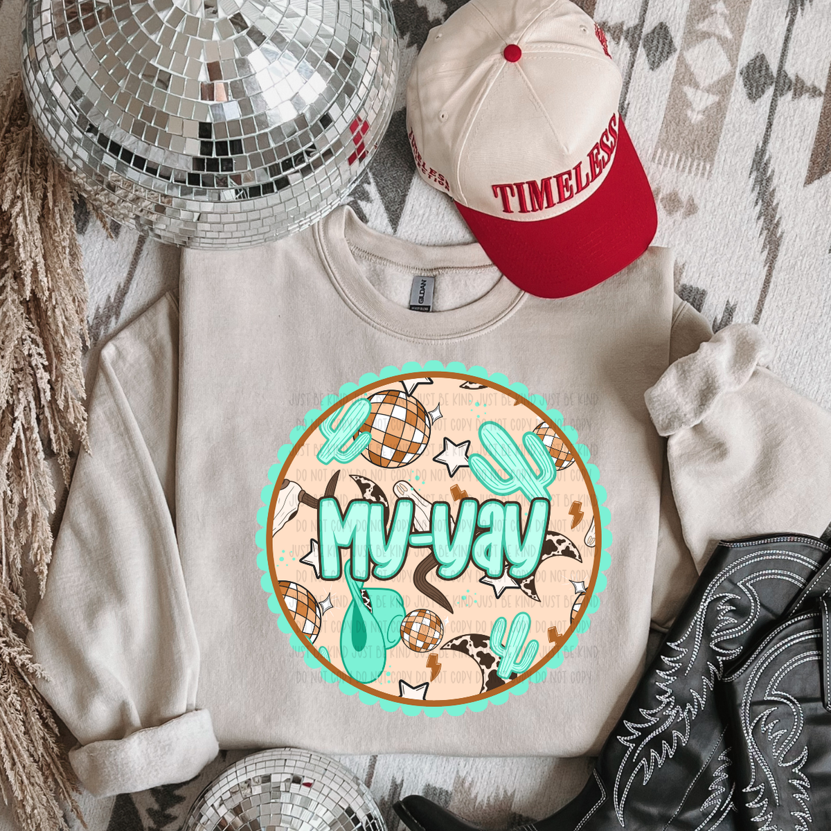 My yay *Teal (Kayndi) 72872 DTF transfer