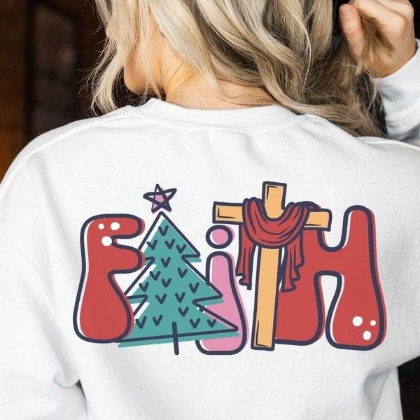 Faith tree (KARTA) 64074 DTF transfer