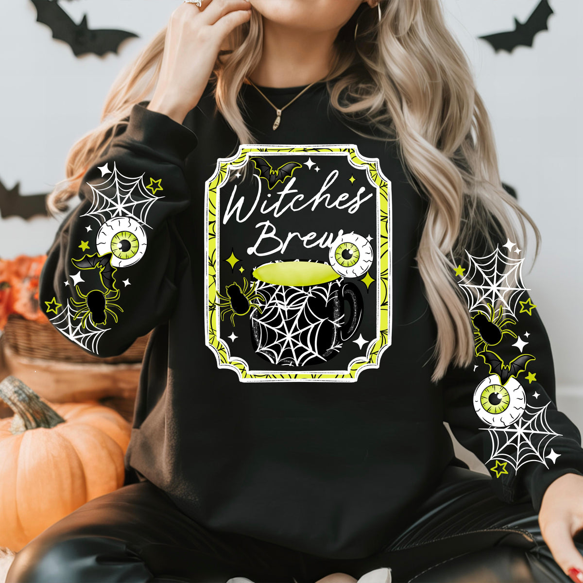 Witches Brew white accents (front only) (CSC) DTF Transfer