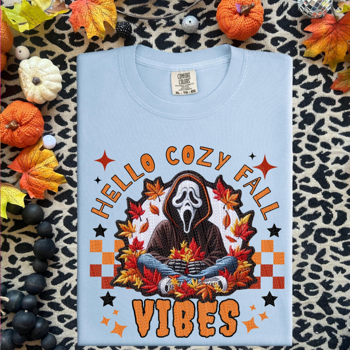 Hello Cozy Fall exclusive DTF transfer