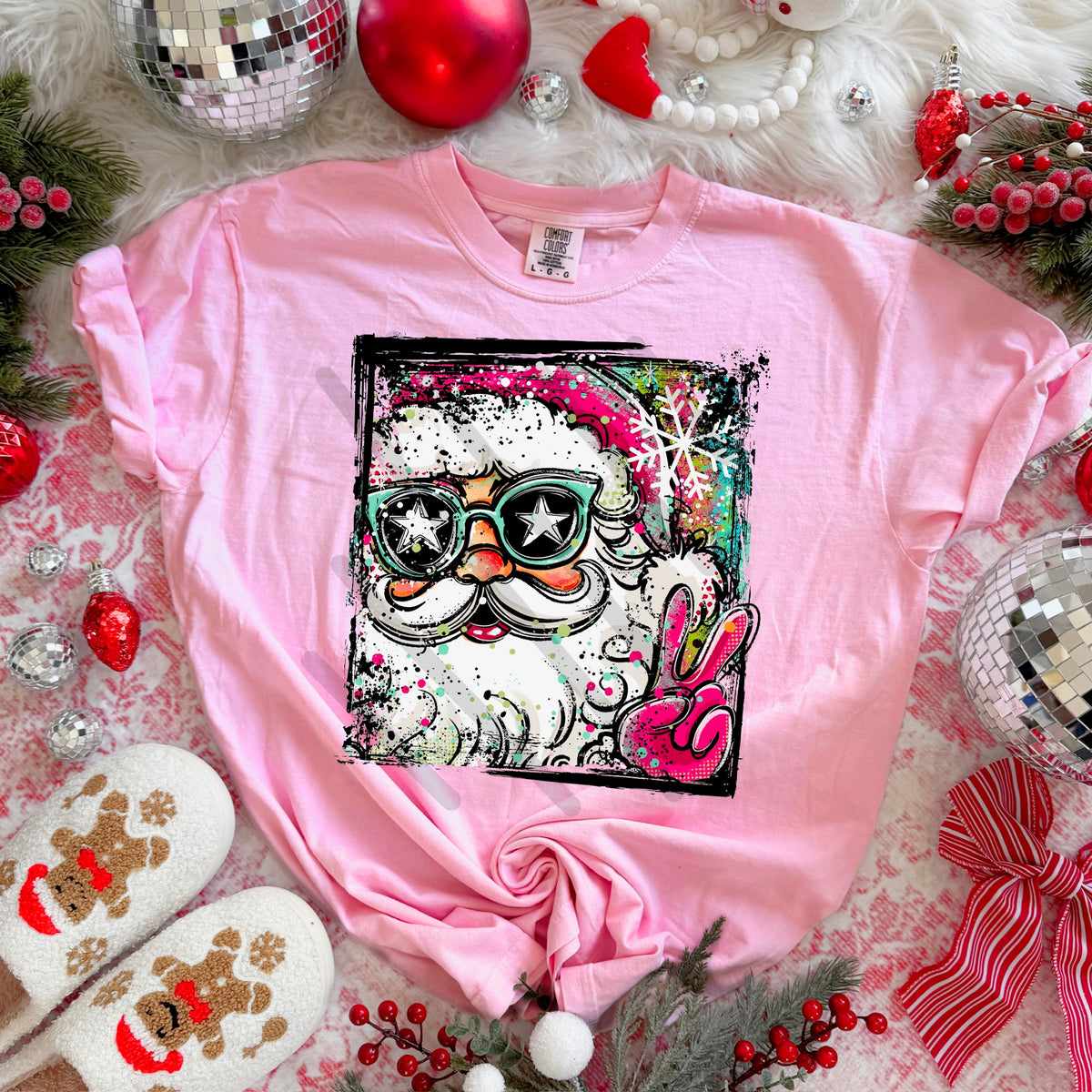 Santa Selfie (AG) 113775 DTF Transfer