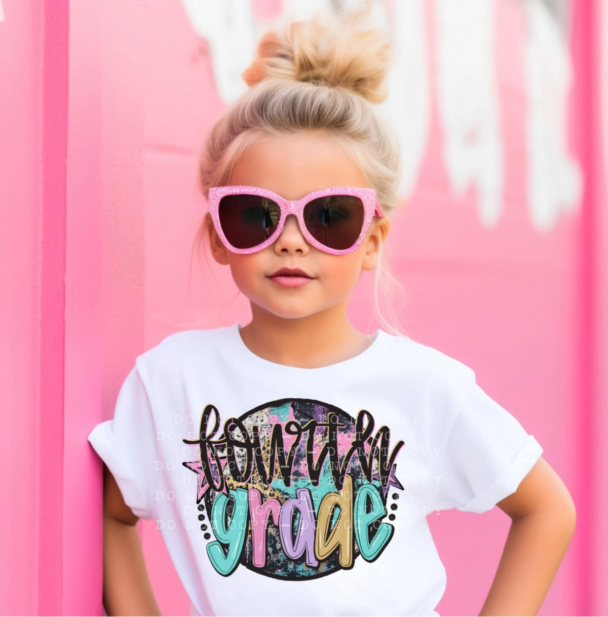 Fourth grade circle (Bellab) 107332 DTF transfer