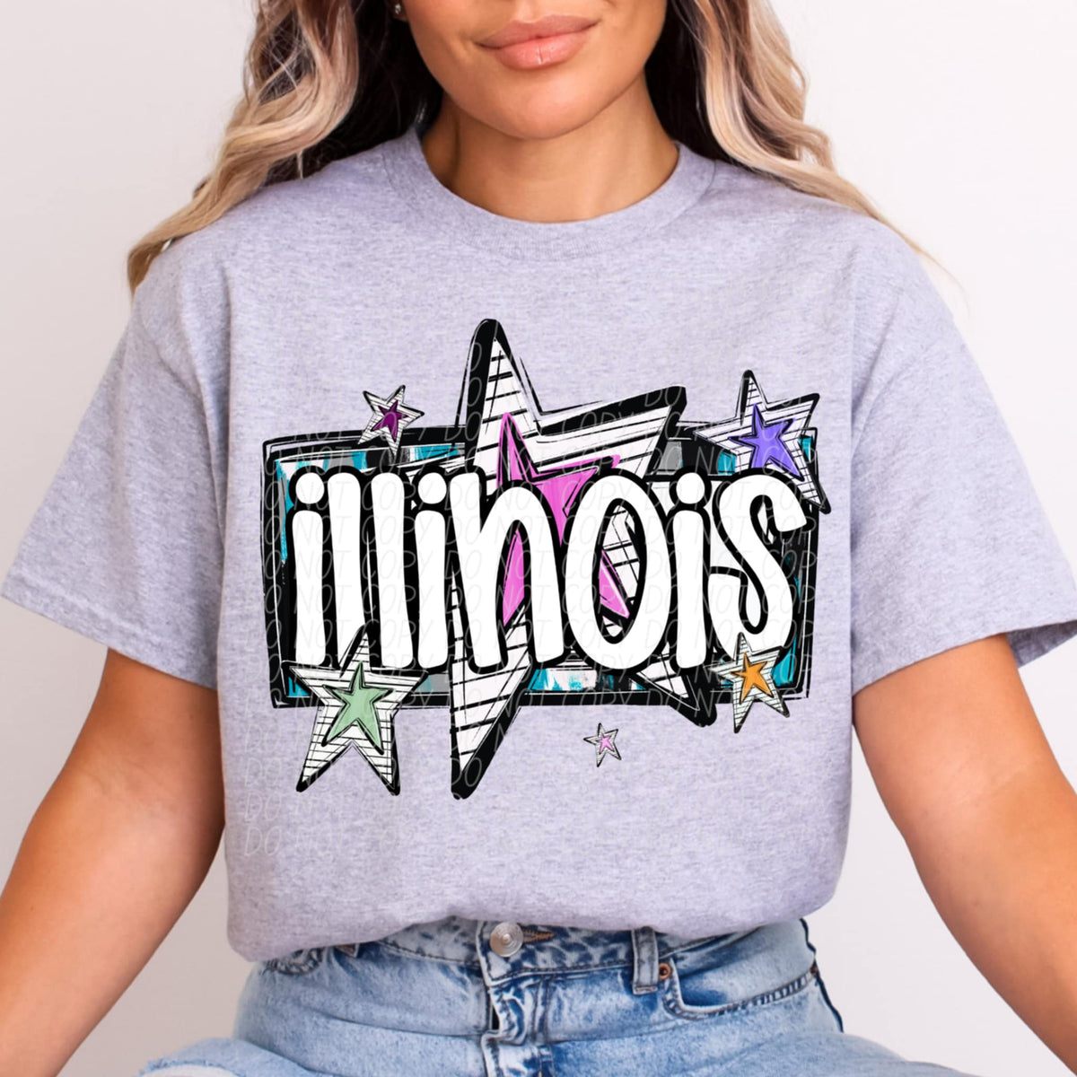 Illinois stars (CITY) 85408 DTF transfer