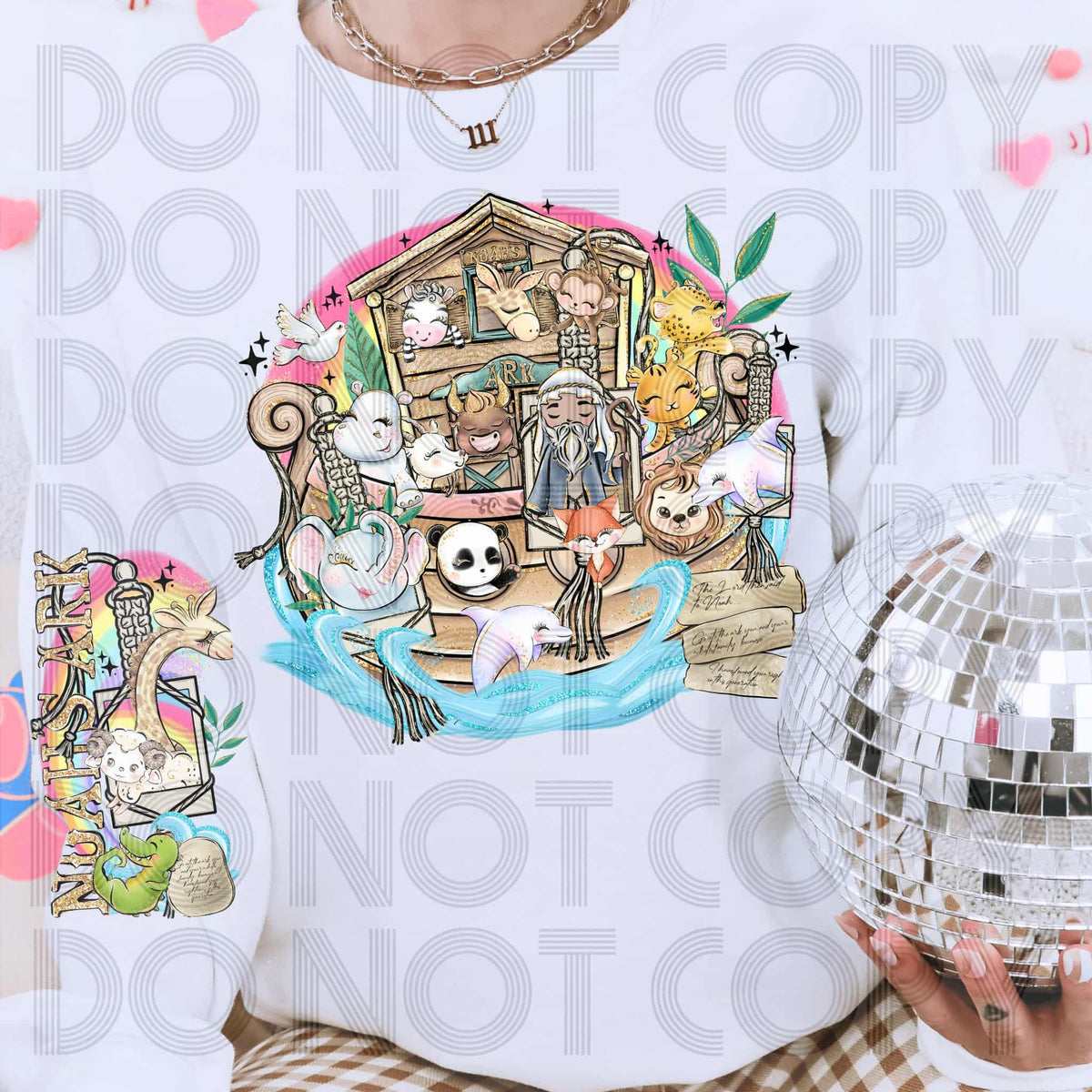 Noah’s Ark front only RENEWED 113790 DTF Transfer