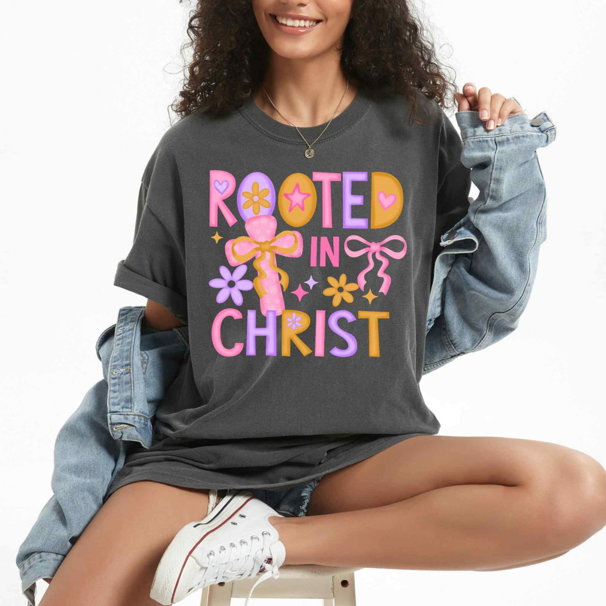 Rooted in Christ exclusive 107367 DTF transfer