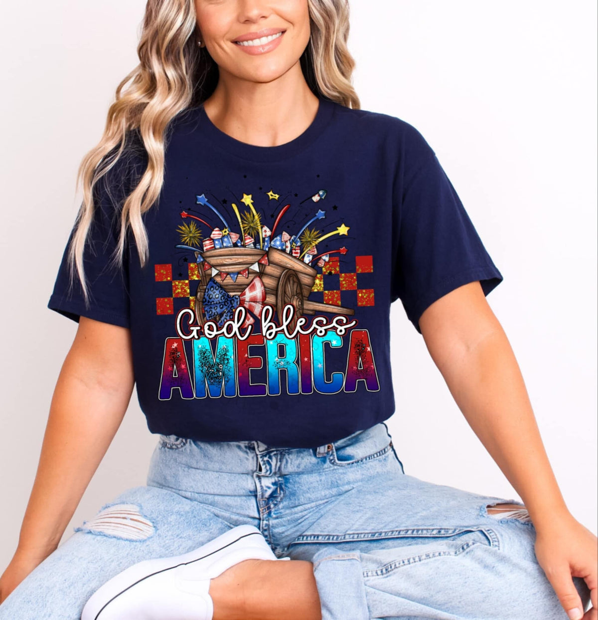 God bless America exclusive 94065 DTF transfer