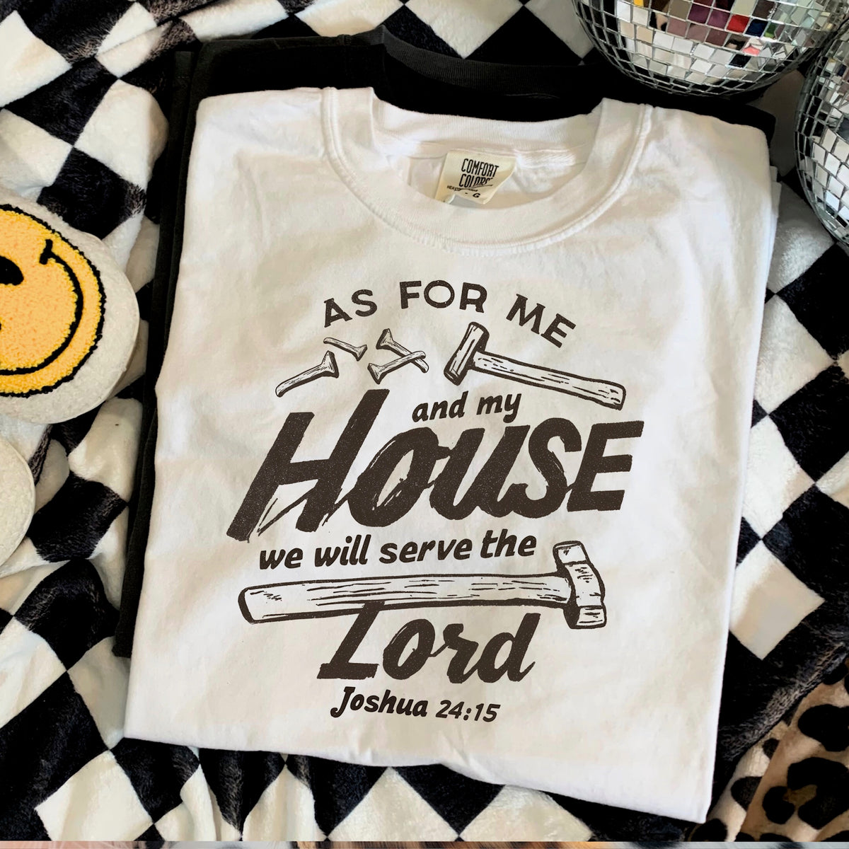 In this house we serve the lord (brown) DTF transfer