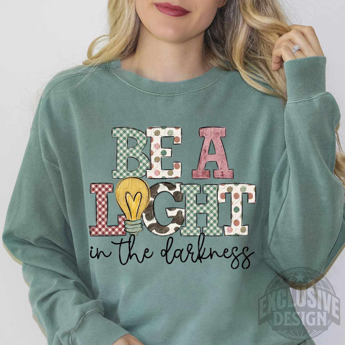 Be a light in the darkness 77578 DTF transfer