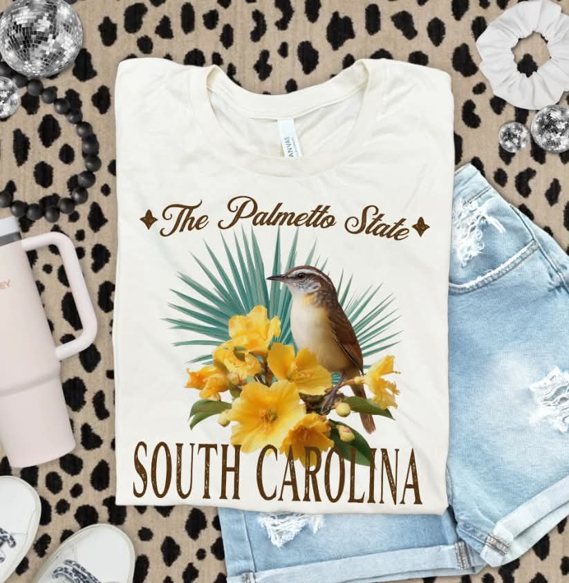 South Carolina flowers (s&g) DTF Transfer