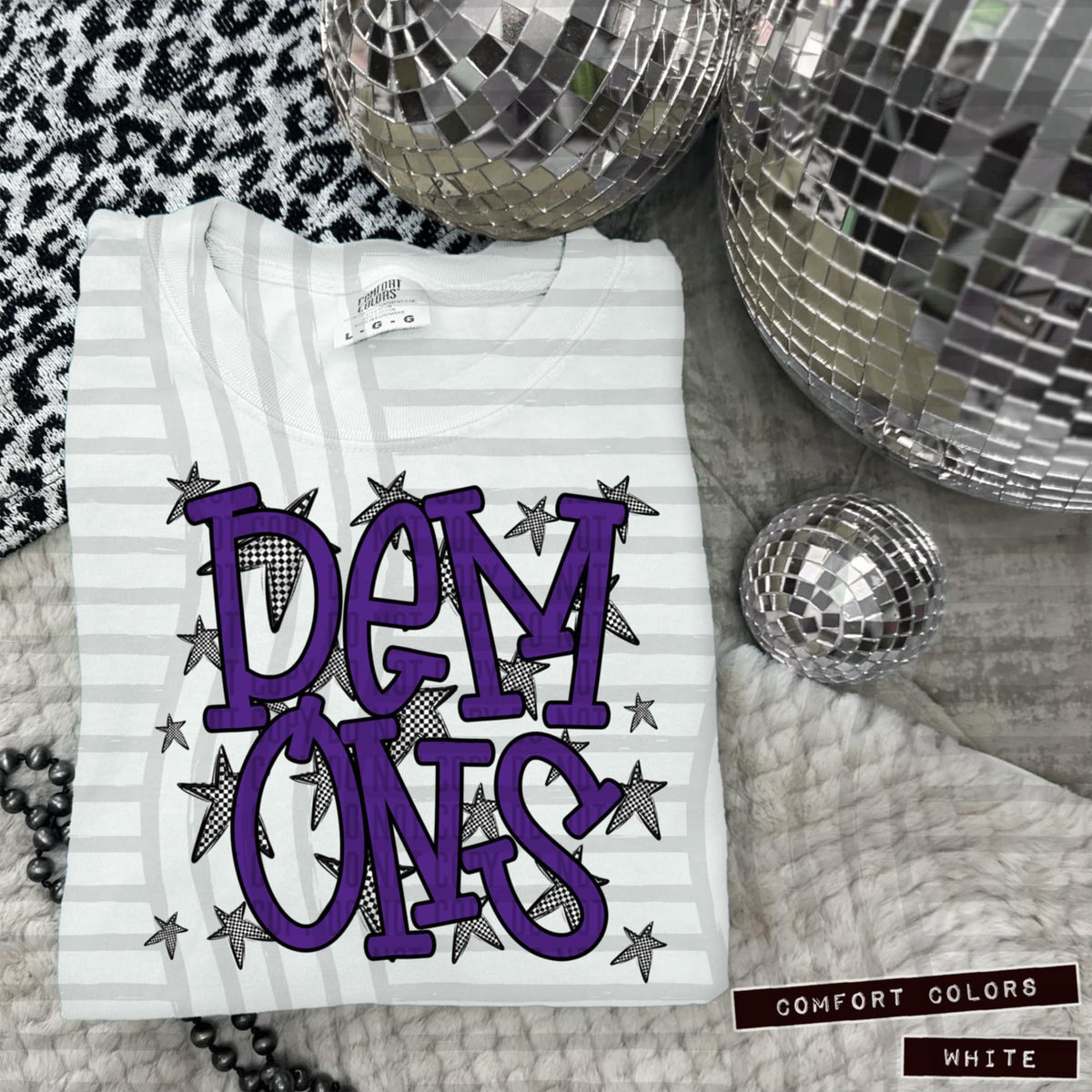 Purple Staggered Mascots (Caplinger)