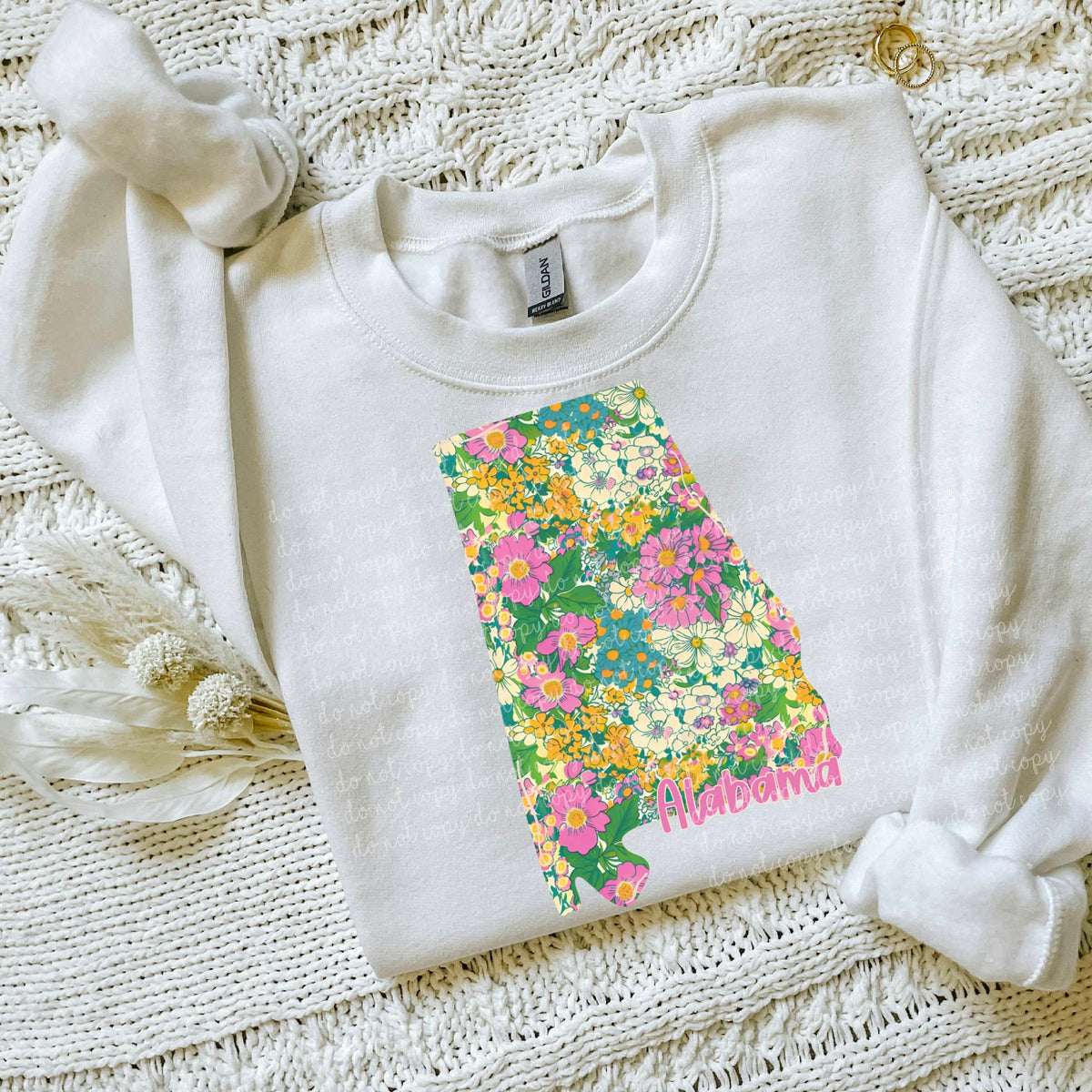 Alabama florals (MMD) DTF Transfer