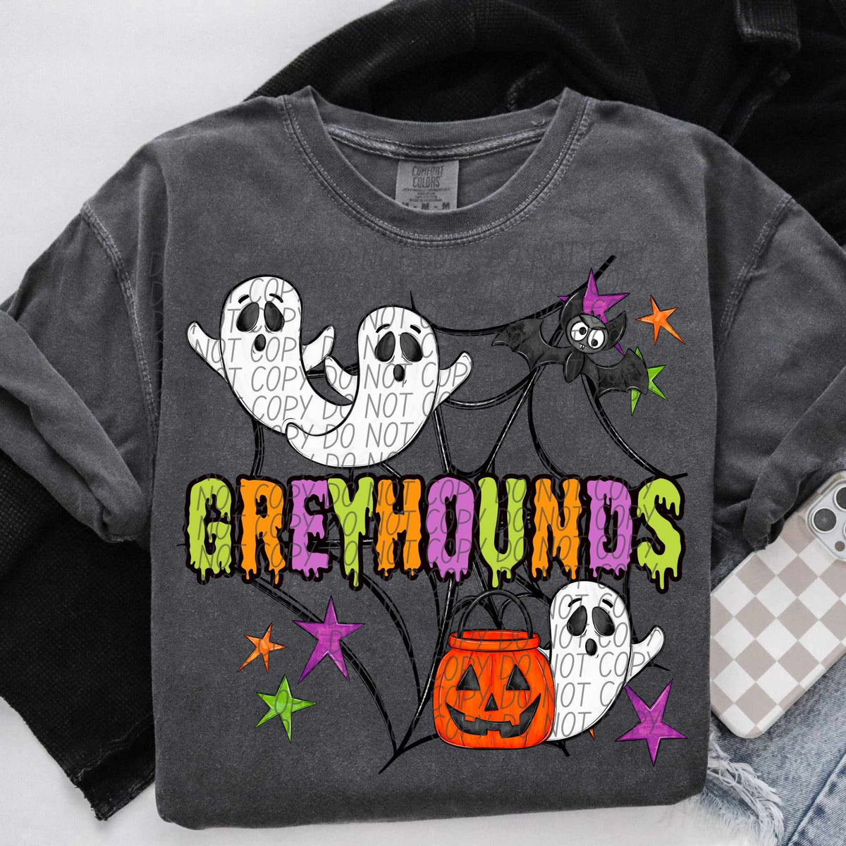 Greyhounds Halloween (City) DTF transfer