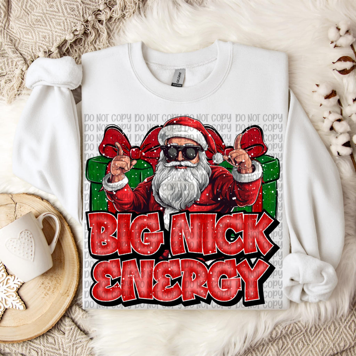 Big Nick Energy Santa (VP) DTF transfer