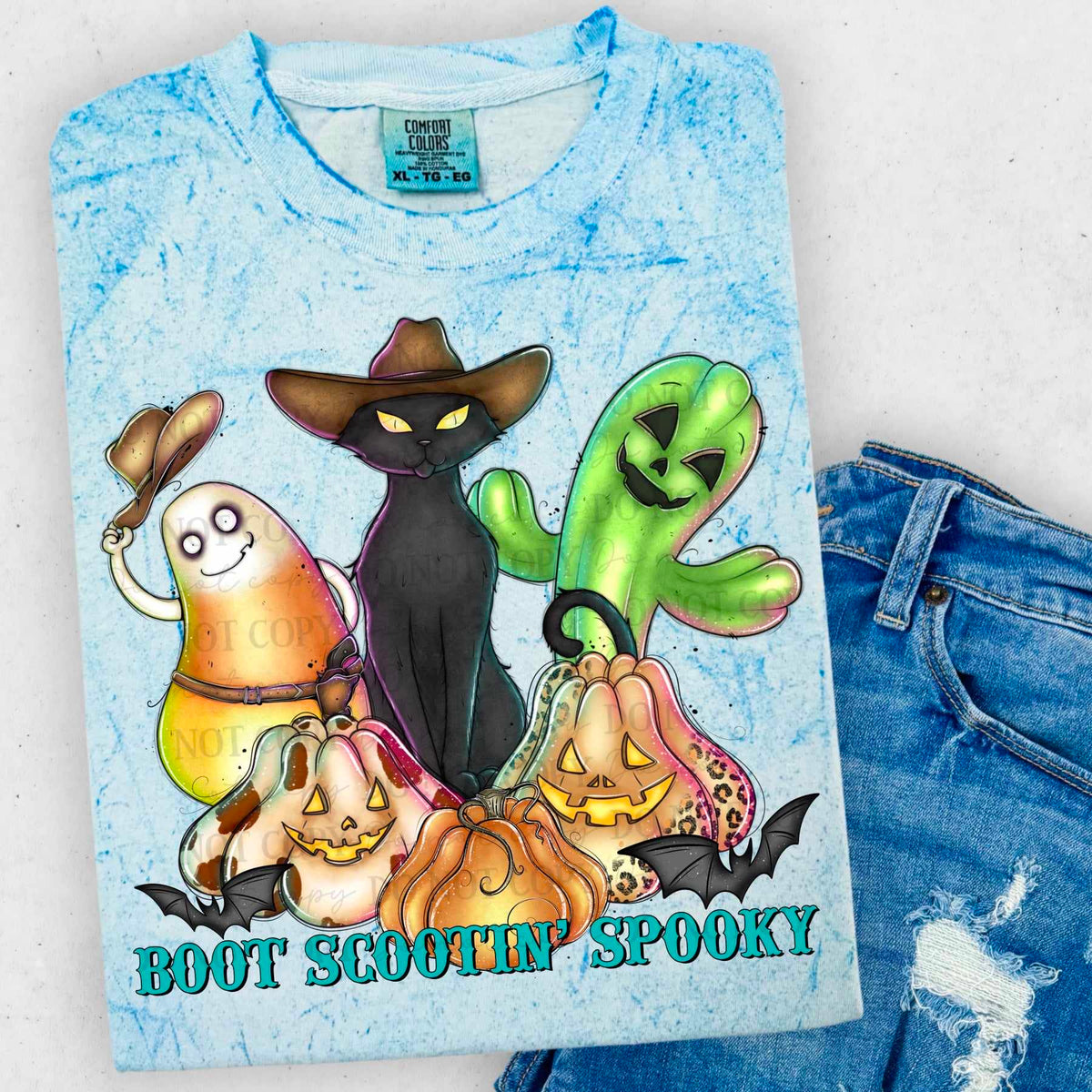 Boot scootin spooky (ABD) 60767 DTF transfer