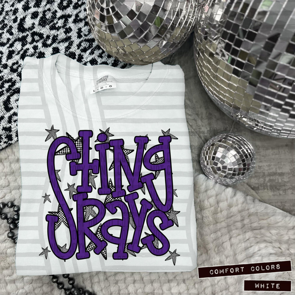 Purple Staggered Mascots (Caplinger)