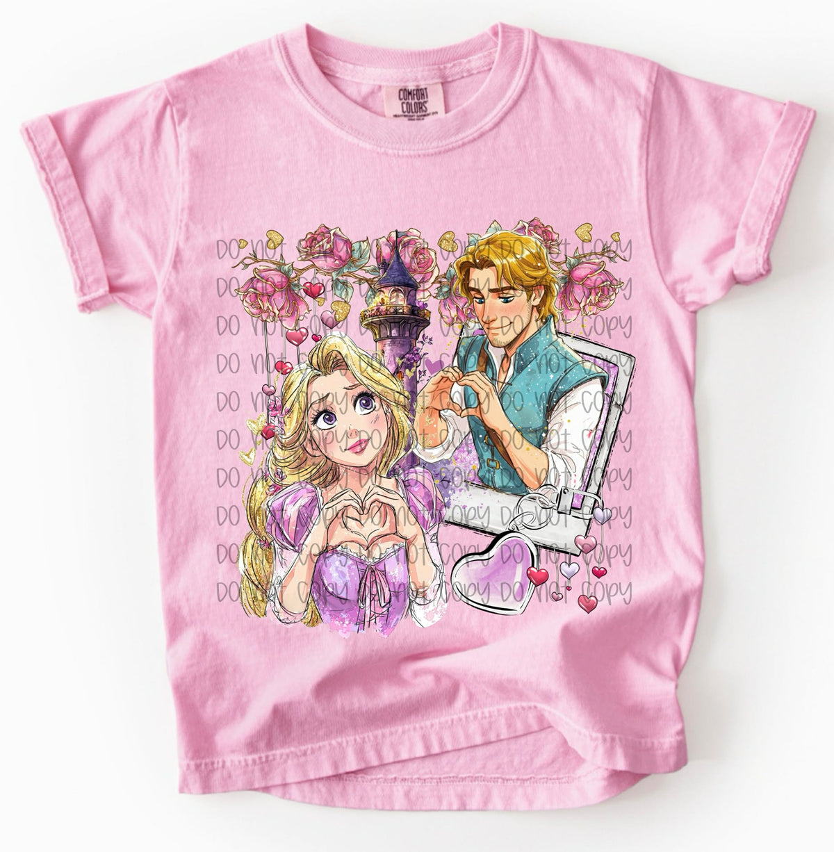 Blonde Princess Heart Hands (SSD) DTF Transfer