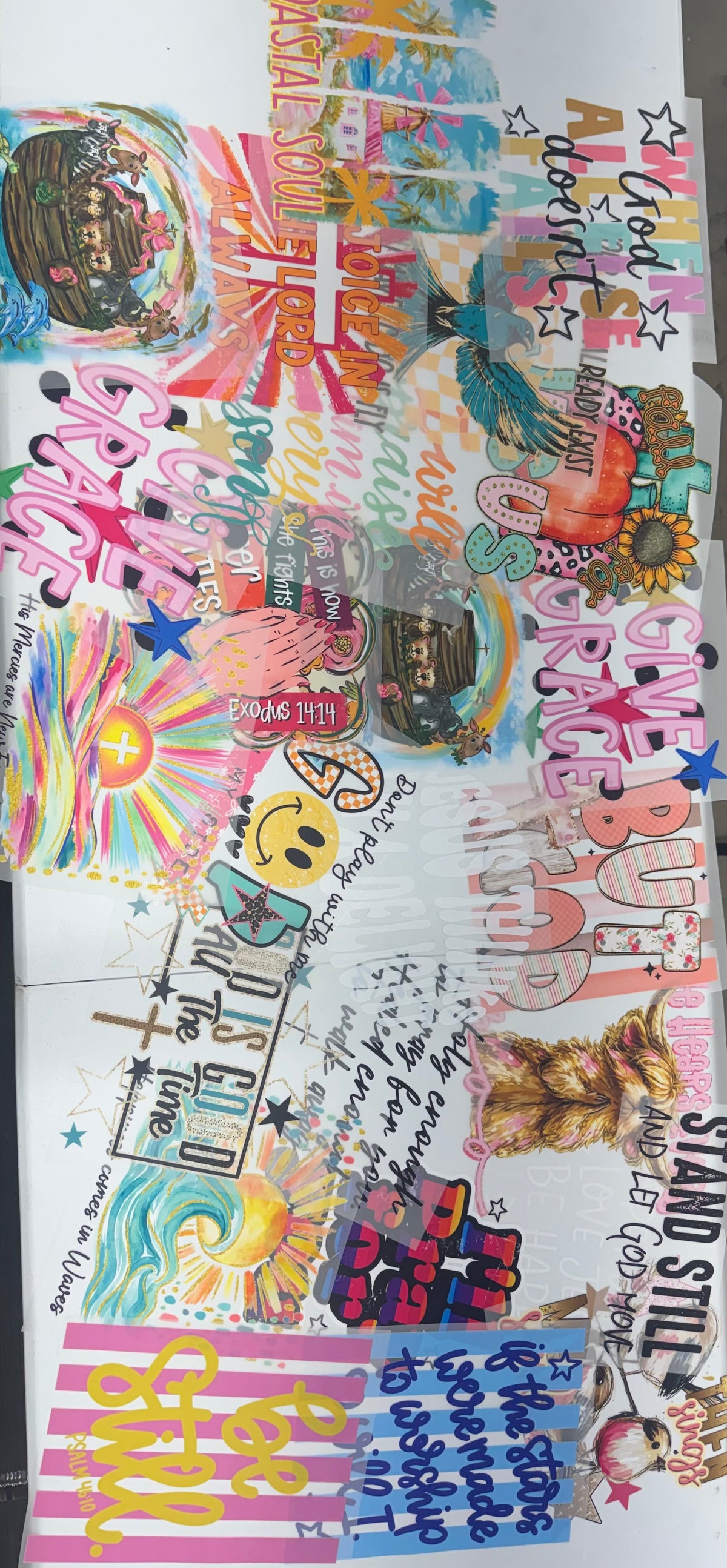 FAITH 20 prints Bundle (prints will vary from what is in photo but will be mixed theme)