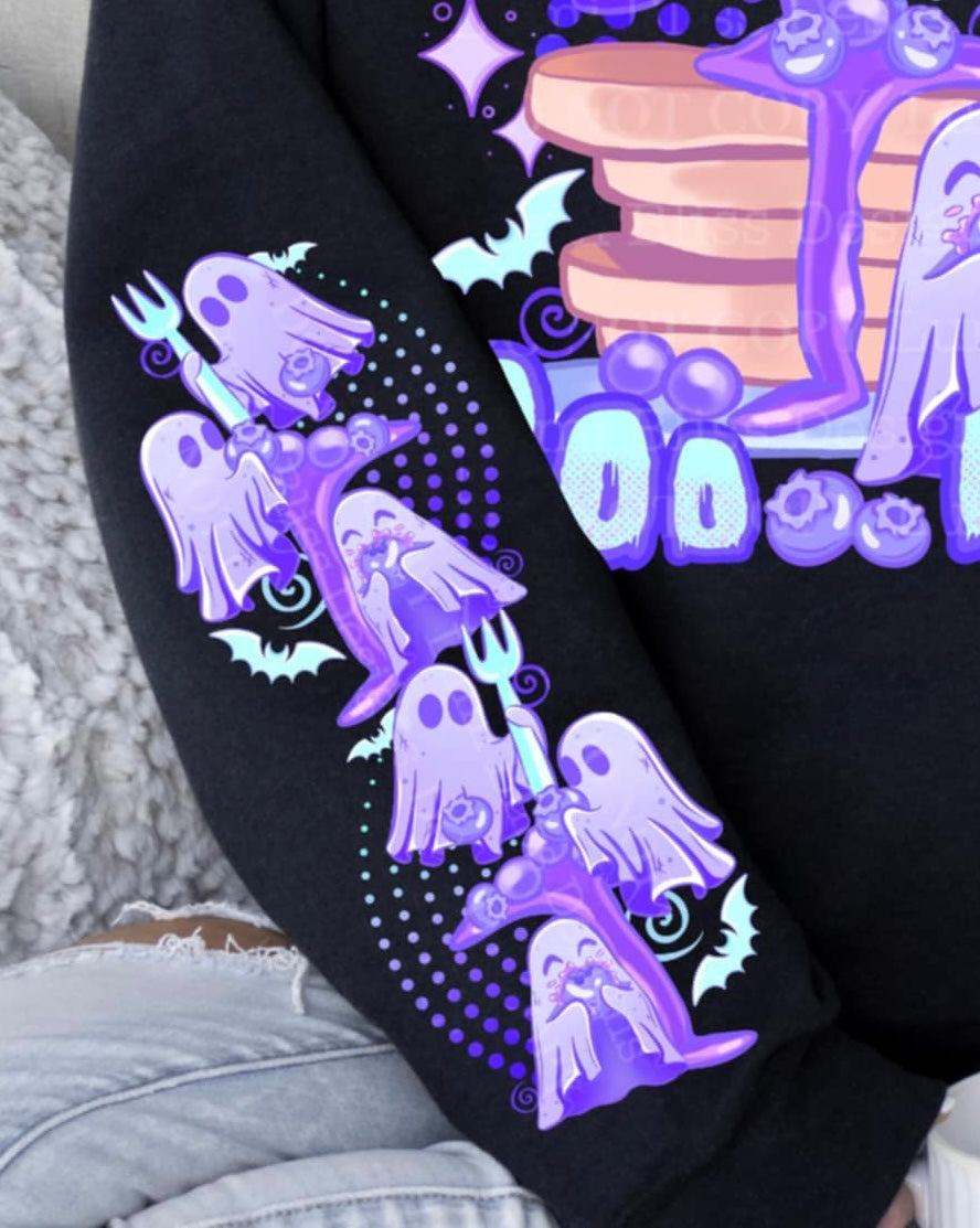 Boo Berry Pancakes SLEEVE (Lumi) DTF transfer
