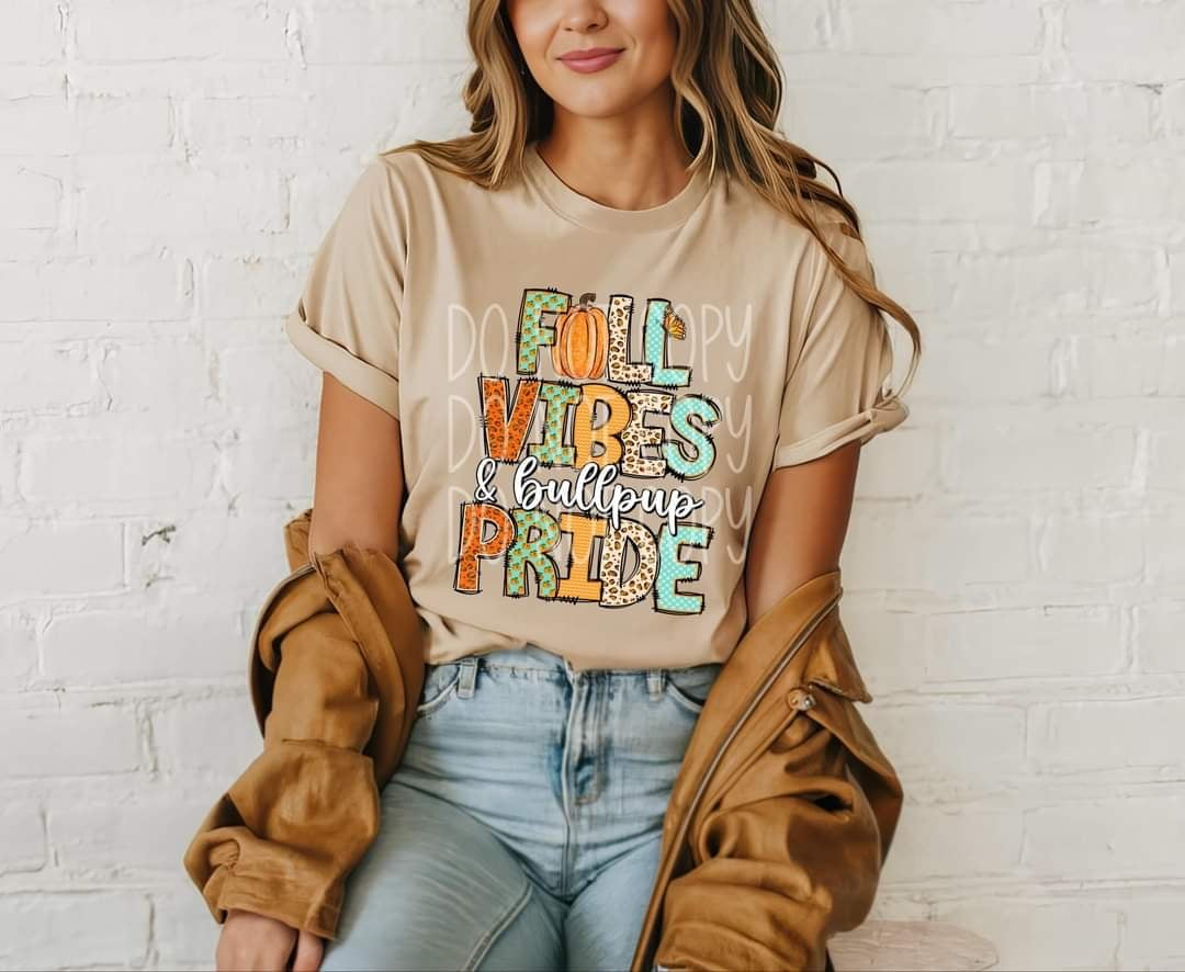 Fall vibes & bullpup pride 50731 DTF transfer