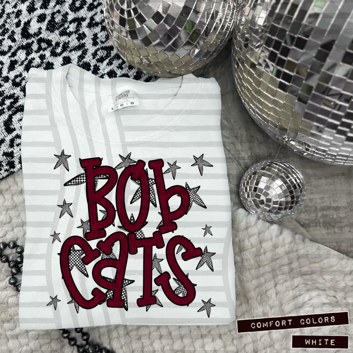 Maroon Staggered Mascots (Caplinger)