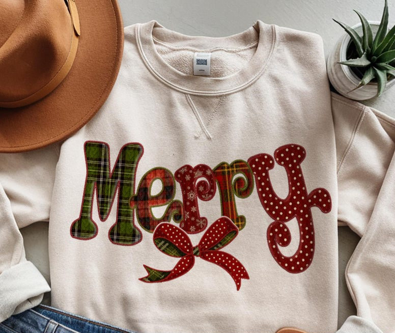 Merry green plaid M 109797 DTF transfer