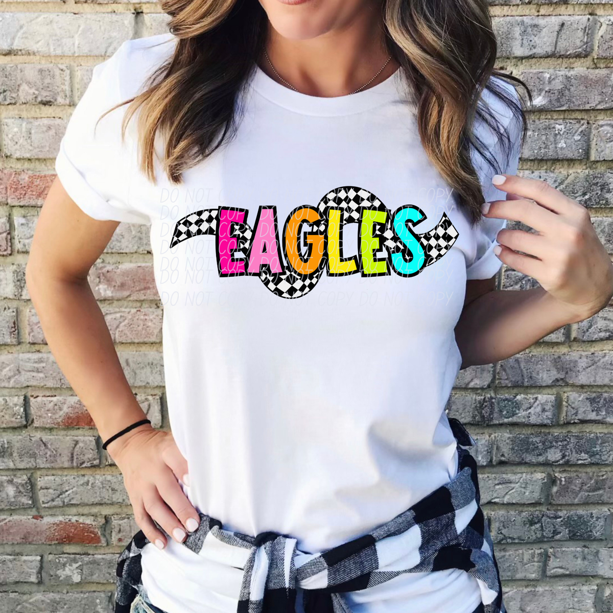 Eagles (colorful 80's retro checkered wave) (City)