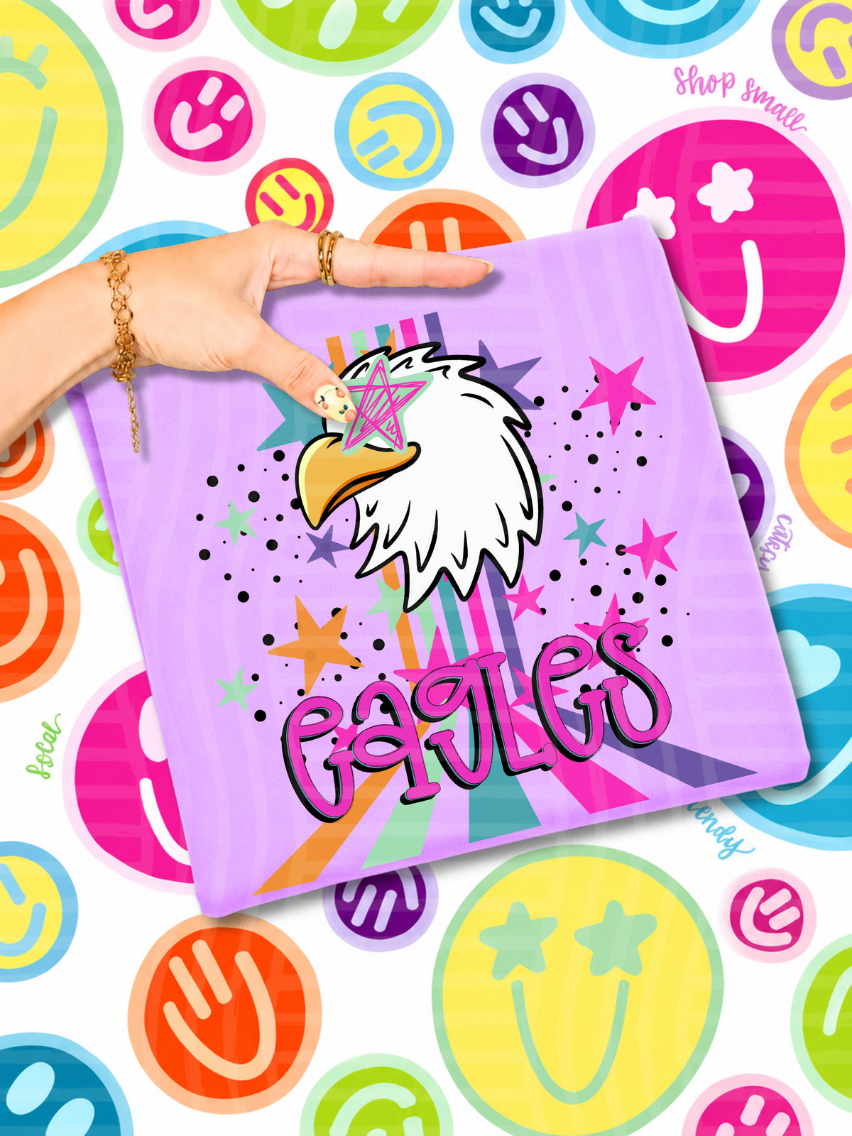 eagles starry eyes rainbow (caplinger) DTF Transfer