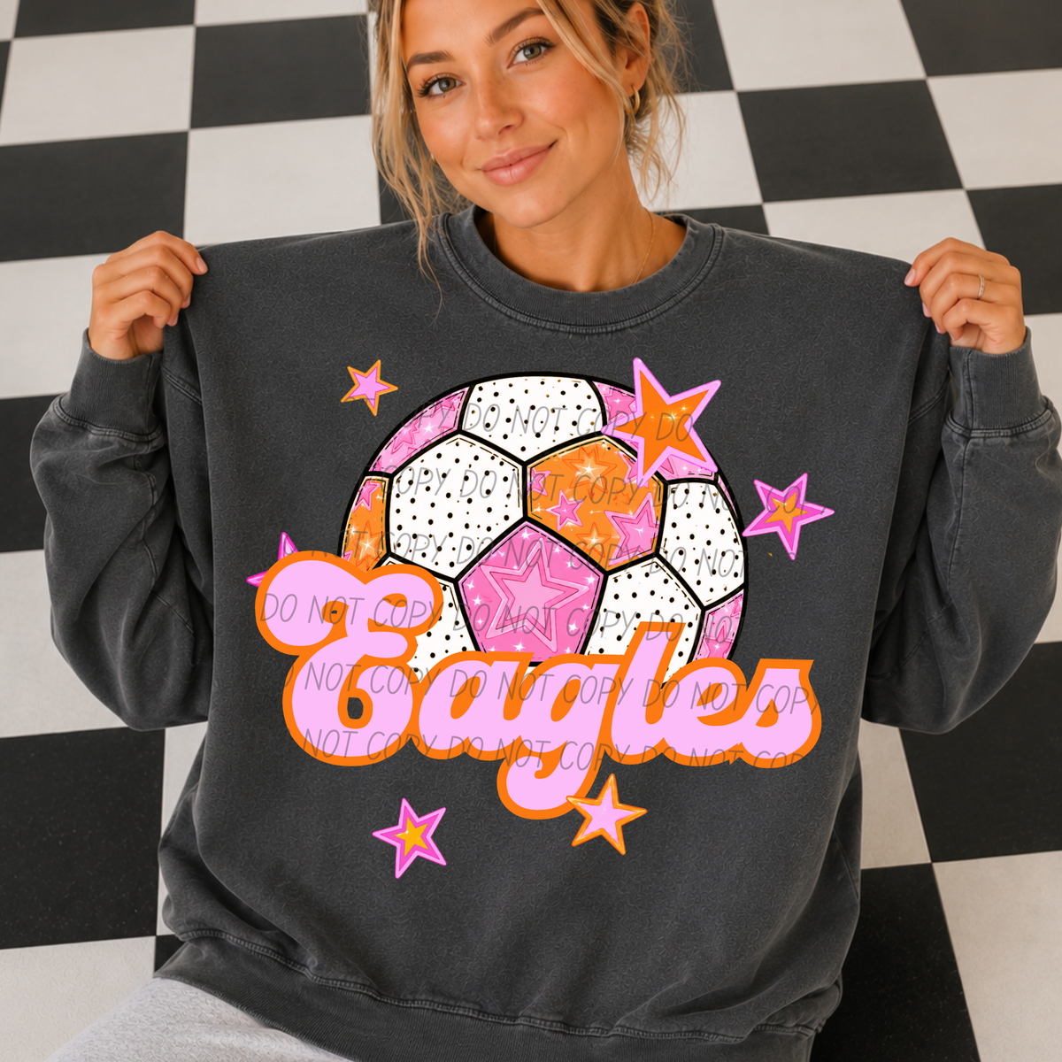 Eagles pink soccer (City) DTF transfer