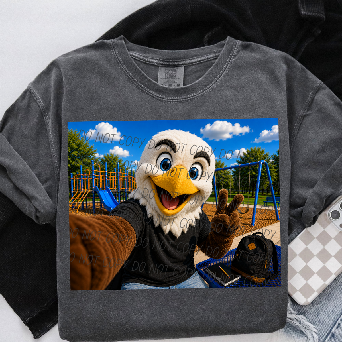 Eagle Mascot (City) DTF transfer