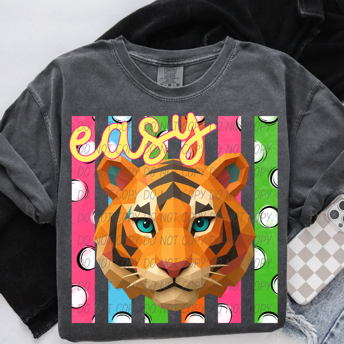 easy tiger (City) DTF Transfer