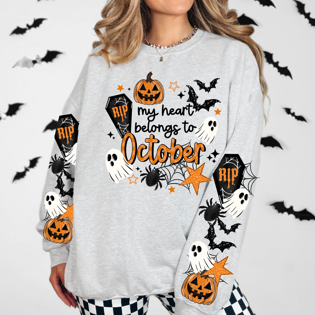 My heart belongs to October (front only) (CSC) DTF Transfer