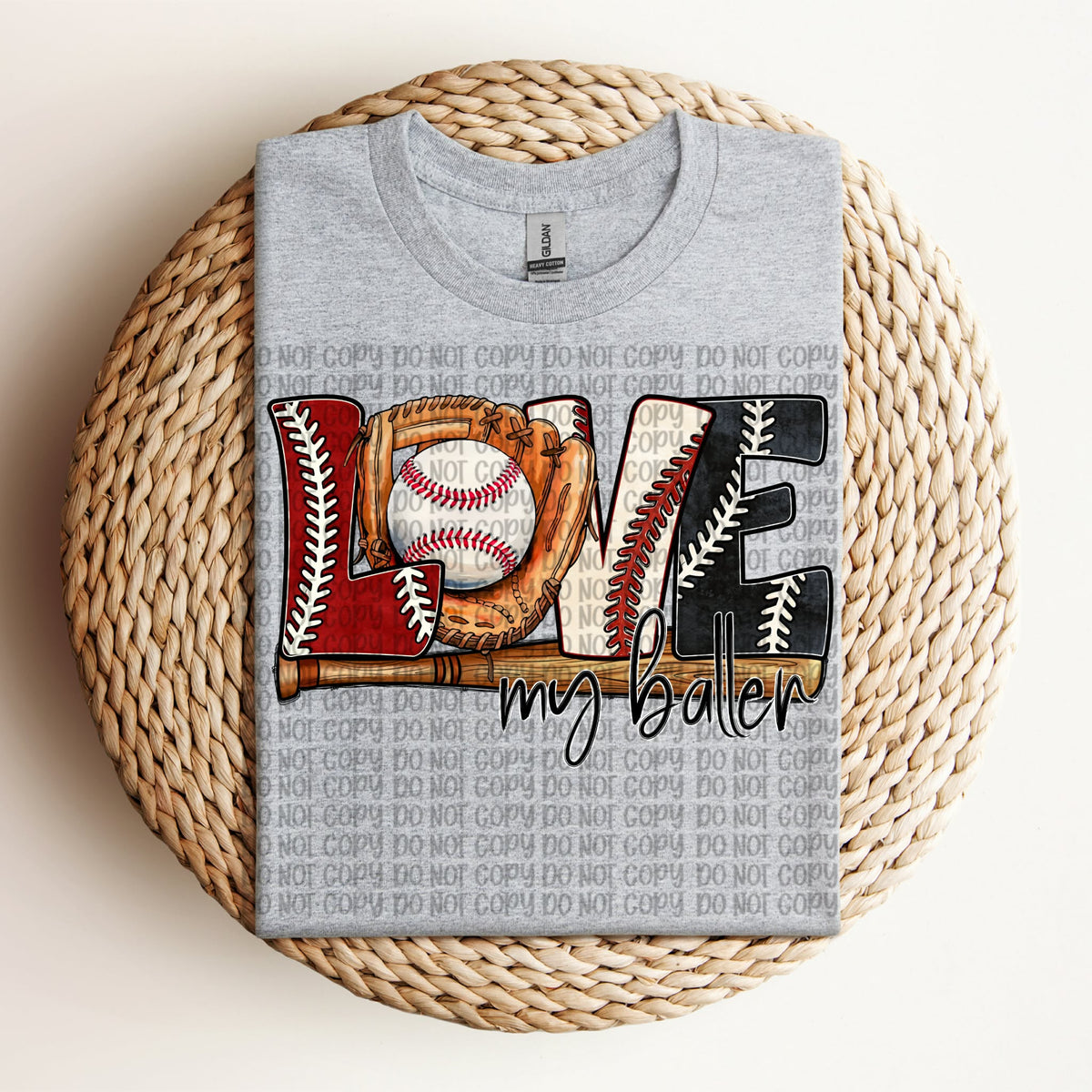 Love my baller baseball (VP) DTF transfer