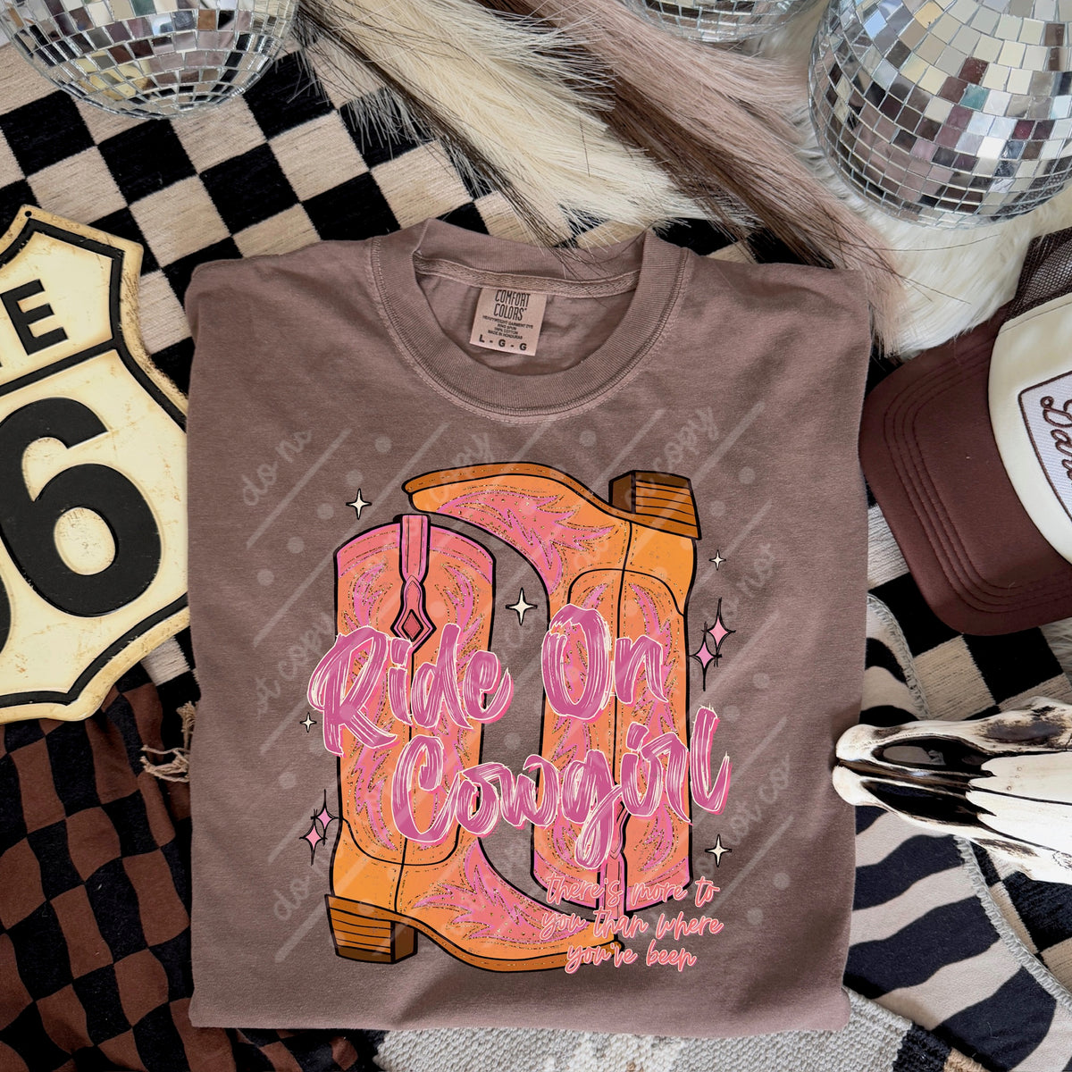 Ride on cowgirl (scarlow) DTF Transfer