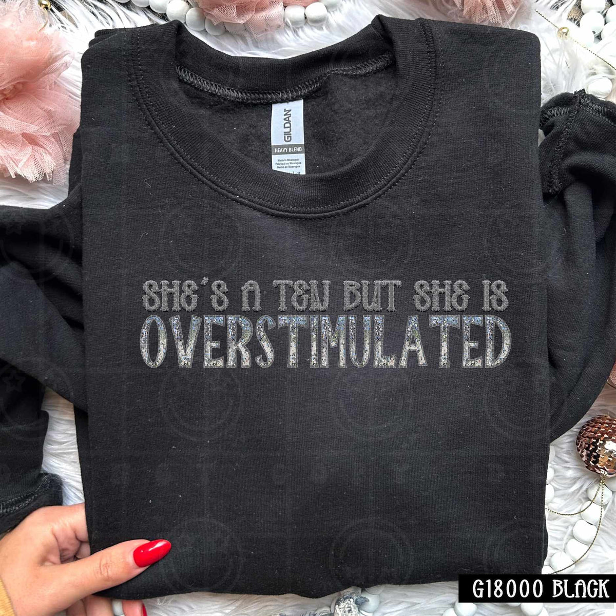 She’s a ten but she is overstimulated (HW) 73512 DTF transfer