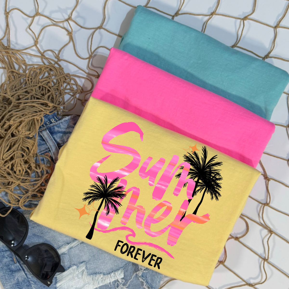 Summer forever black (CSC) DTF Transfer