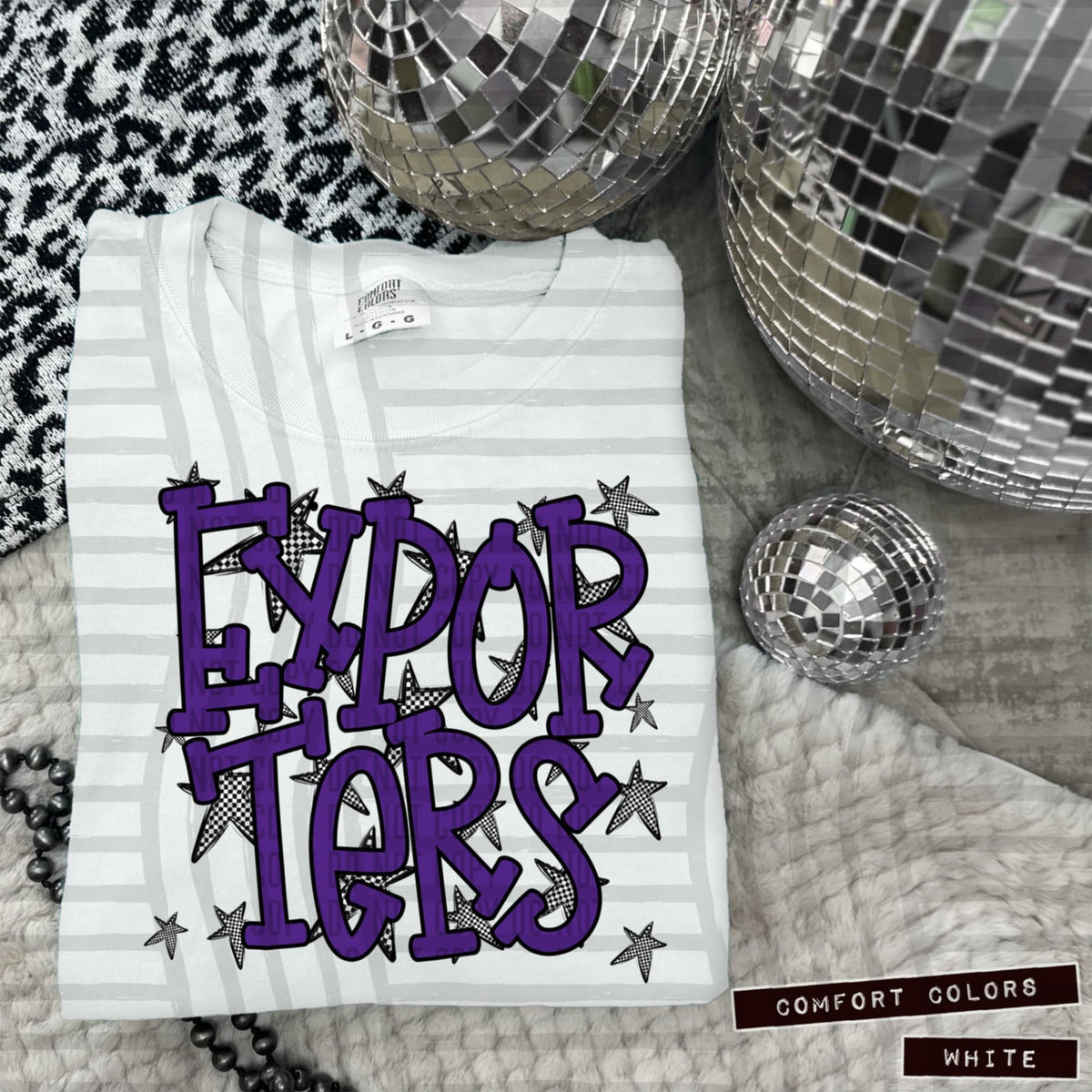 Purple Staggered Mascots (Caplinger)