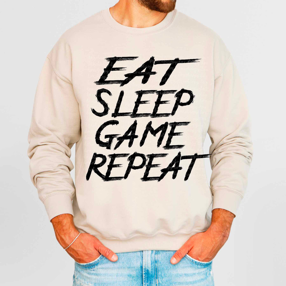Eat sleep game repeat (CMLD) 84746 DTF transfer