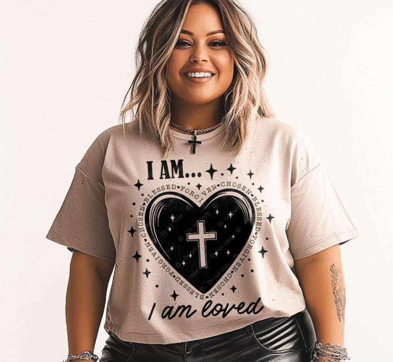 I am… I am loved 73217 DTF transfer