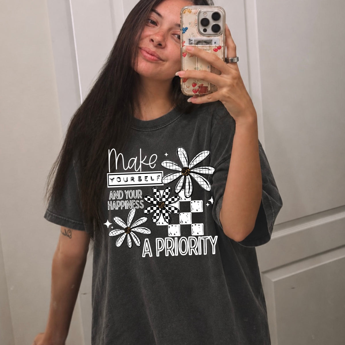 Make yourself a priority (white) (CSC) DTF Transfer