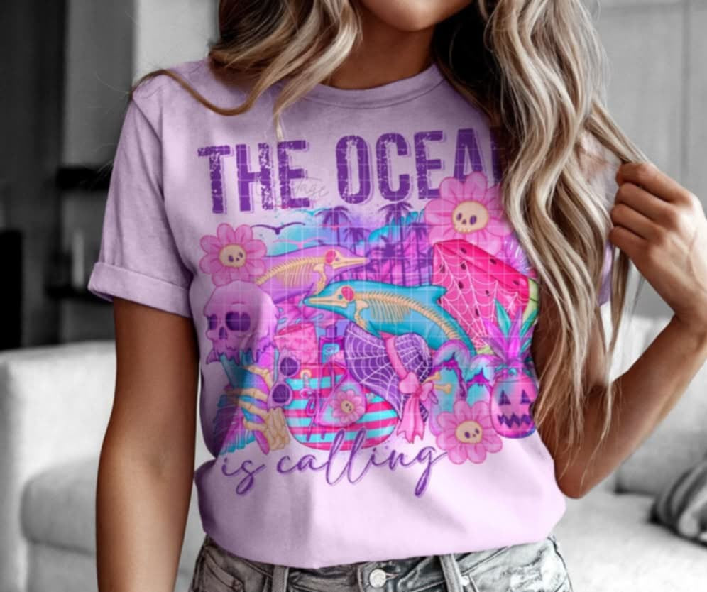 The ocean is calling 106000 DTF transfer