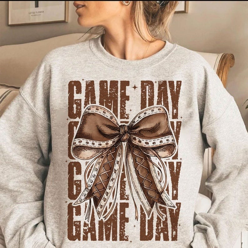 Game day stacked with bow 50983 DTF transfer