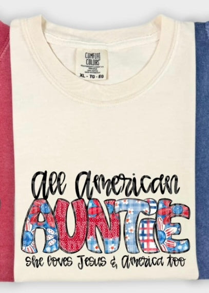 All American auntie (SDD) 99312 DTF transfer